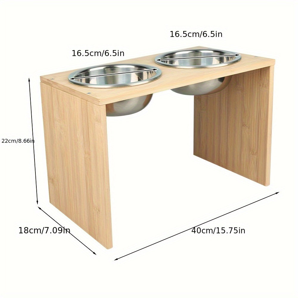 Erhöhter Hunde-/Katzennapf, Futternapf für Haustiere